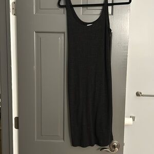 LUSH black jersey ribbed dress size S